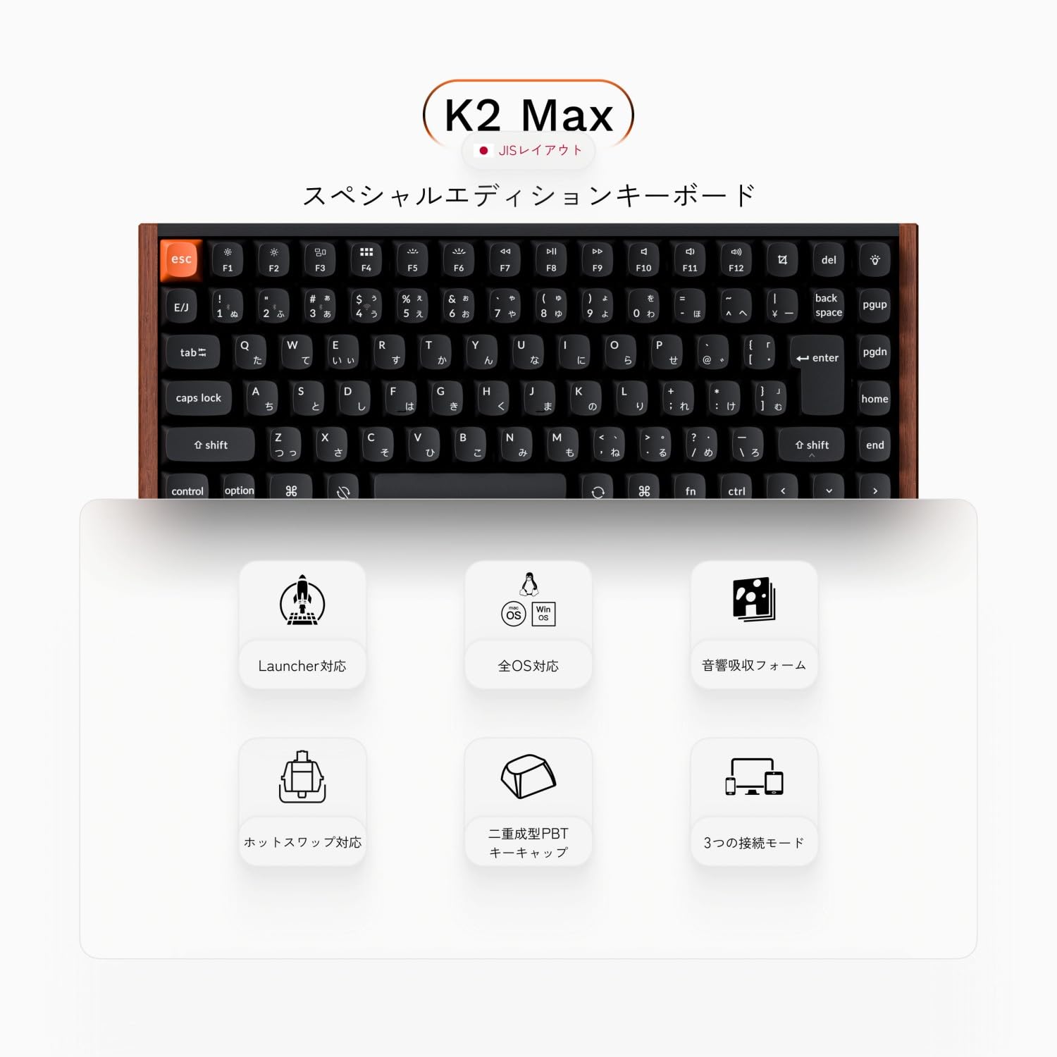 Amazon | 【国内正規品】Keychron K2 Max スペシャルエディション 75
